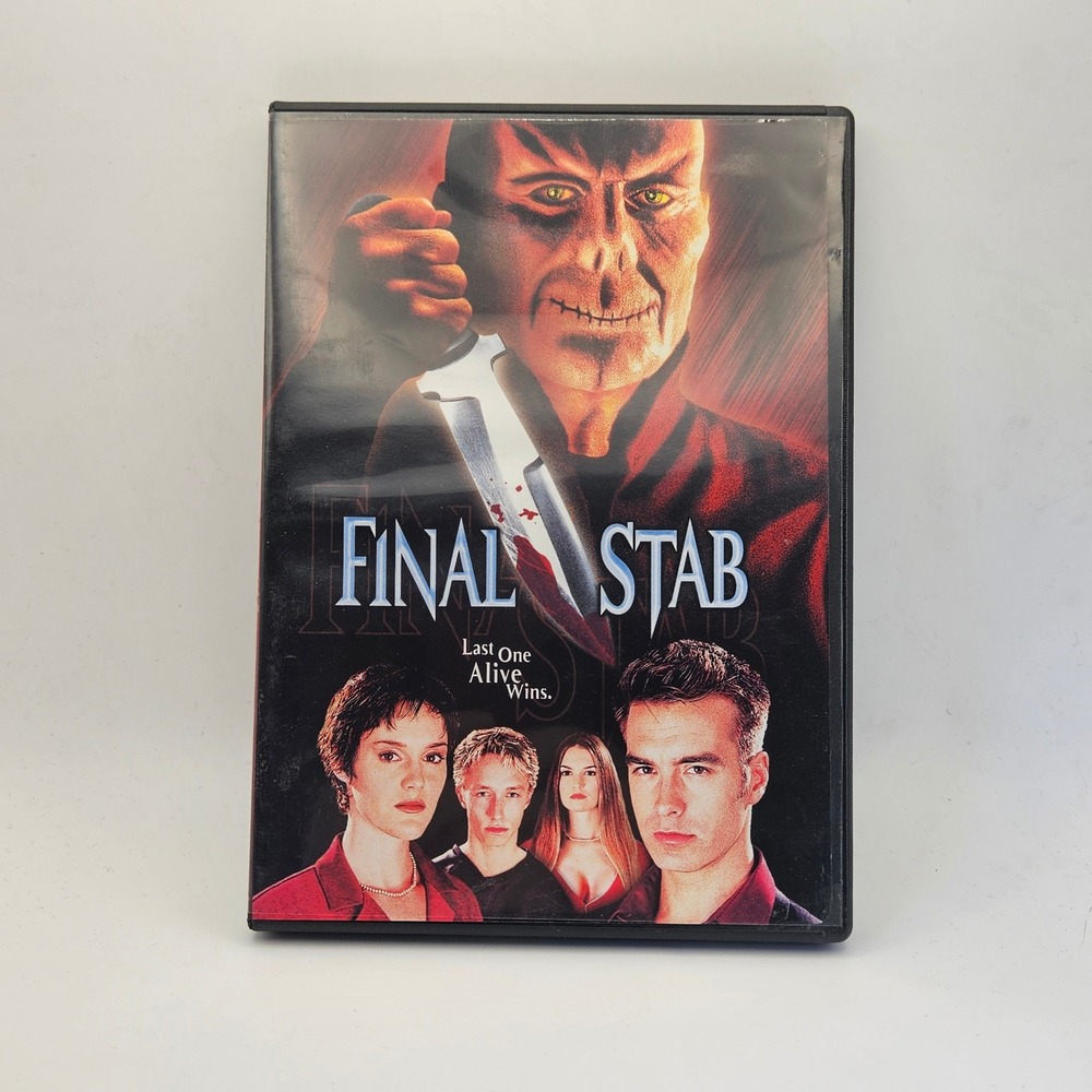 Final Stab DVD Horror Slasher Movie Cult Classic B-Movie Thriller Key DVD